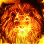 fire lion wallpaper + keyboard android application logo